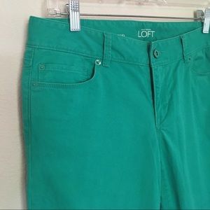 Loft Modern Crop Mint Jeans